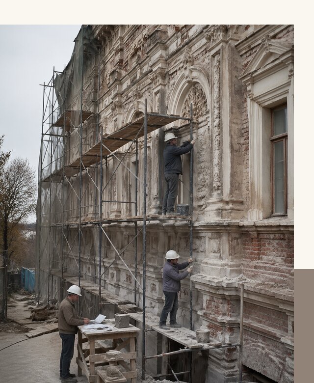 Реставрация объектов культурного наследия под ключ в Кирове